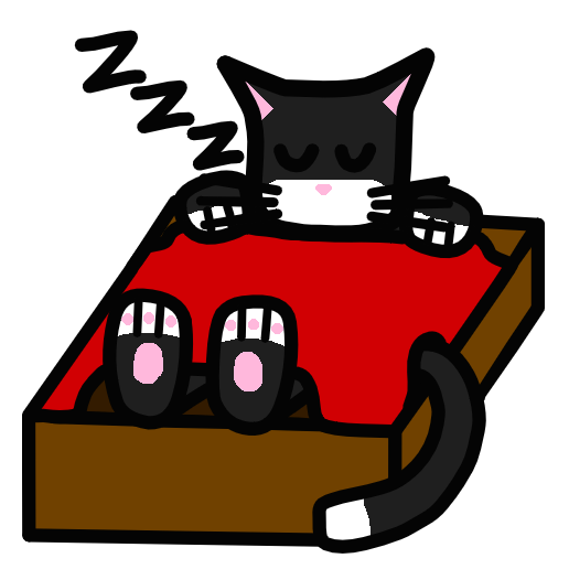 TheNitpickyCat Sleeping (2024/08/10)